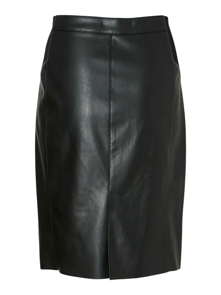 Vmbuttersia Hw Coated Skirt - Zwart