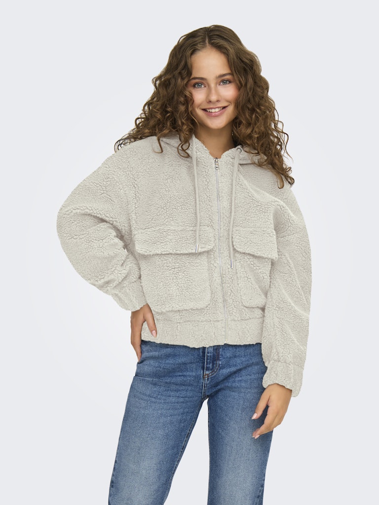 Onltanja Teddy Hood Jacket Otw Noos - Beige