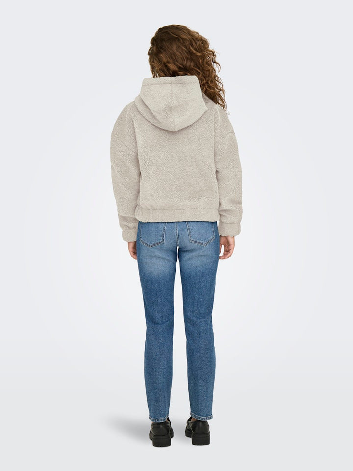 Onltanja Teddy Hood Jacket Otw Noos - Beige