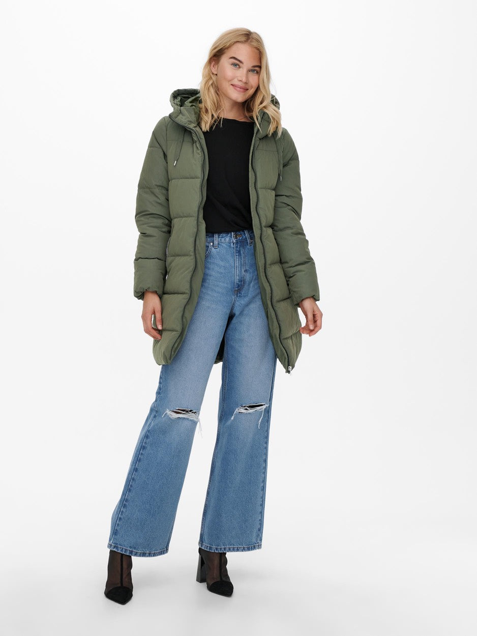 Onldolly Long Puffer Coat Otw Noos - Army