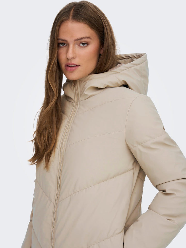 Jdyulrikka Water Repellent Puffa Ot - Taupe