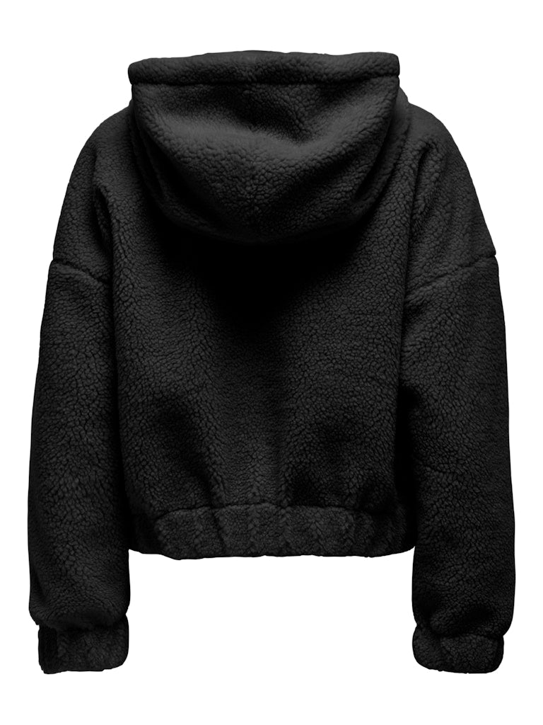 Onltanja Teddy Hood Jacket Otw Noos - Zwart