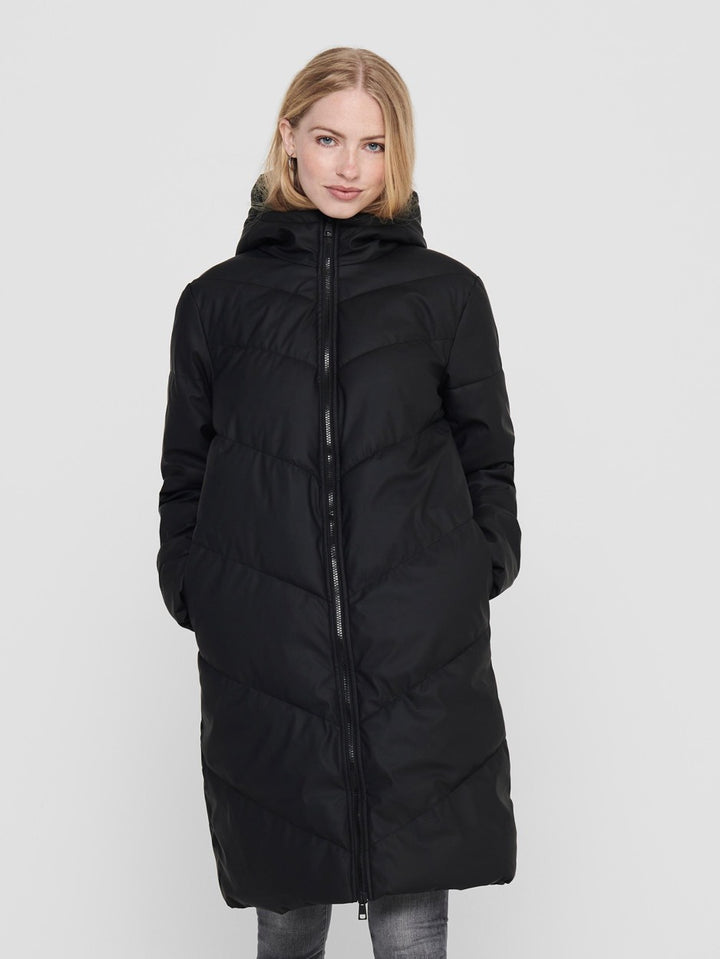 Jdyulrikka Water Repellent Puffa Ot - Zwart