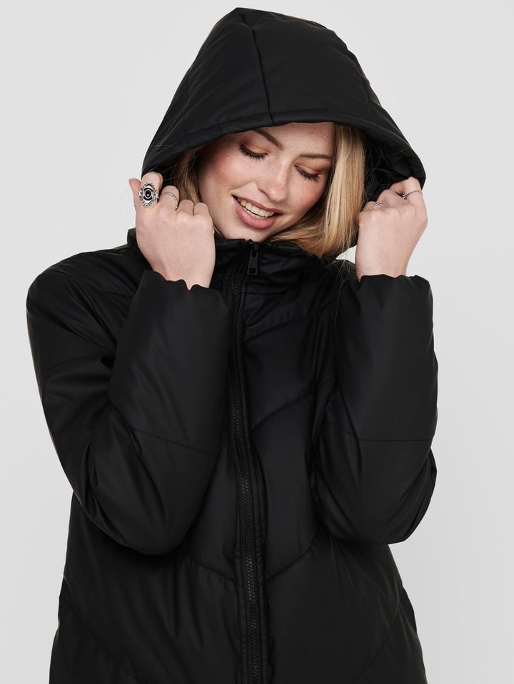 Jdyulrikka Water Repellent Puffa Ot - Zwart