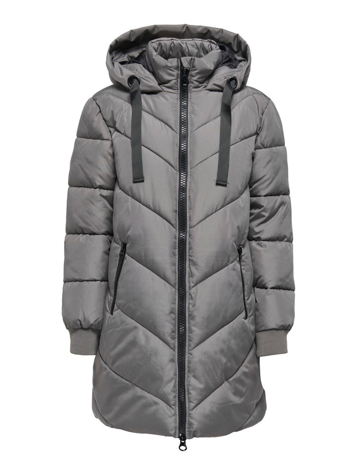 Jdyskylar Padded Hood Jacket Otw No - Steel