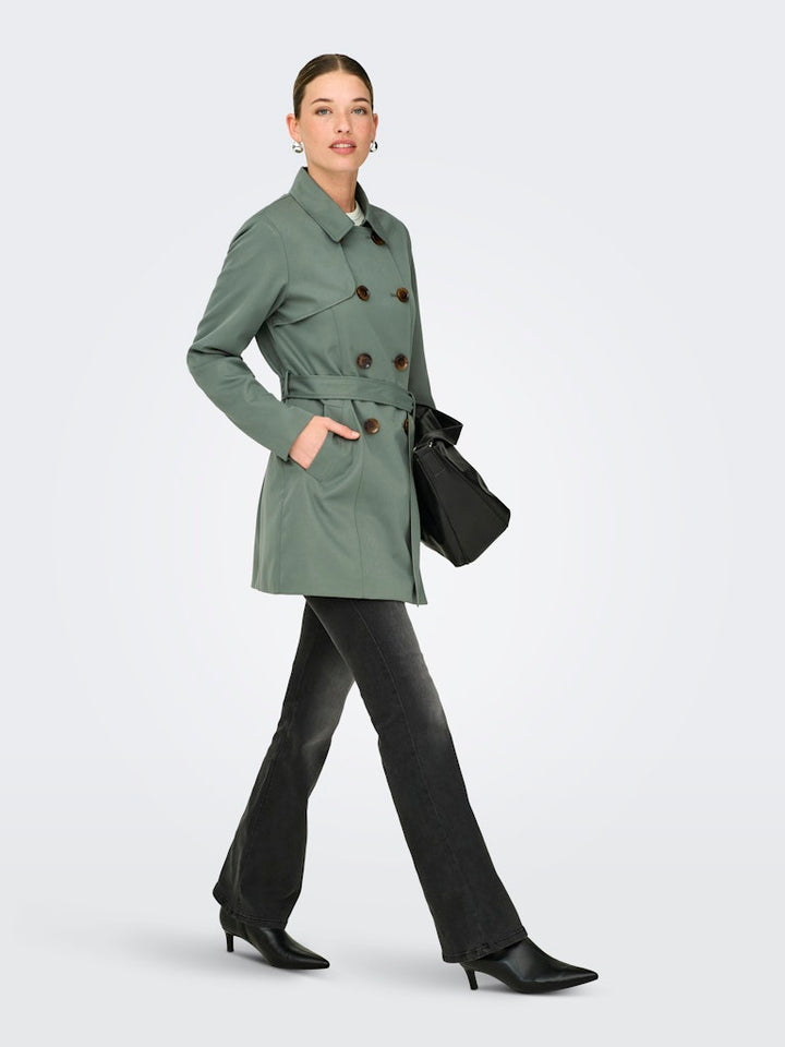 Onlvalerie Trenchcoat Otw Noos - Olijf