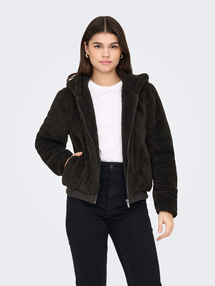 Onlnewanna Contact Sherpa Jkt Otw N - Bruin