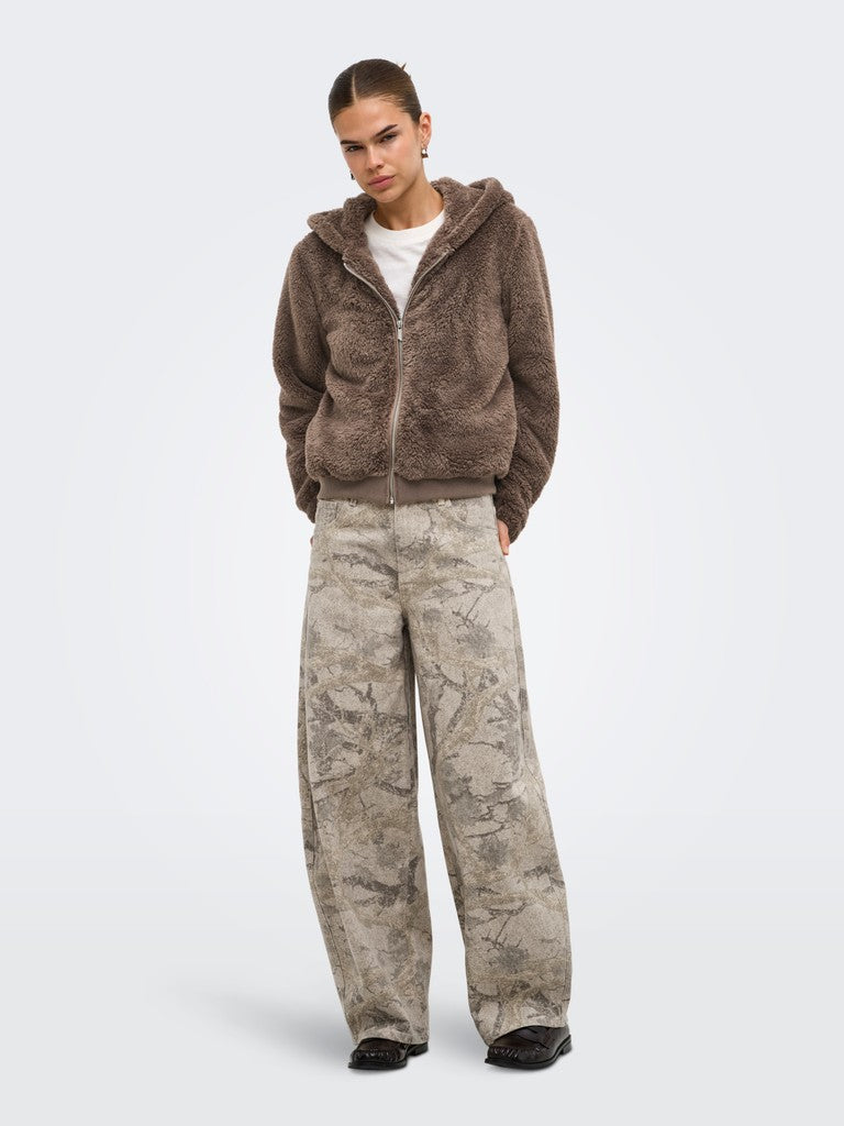 Onlnewanna Contact Sherpa Jkt Otw N - Taupe