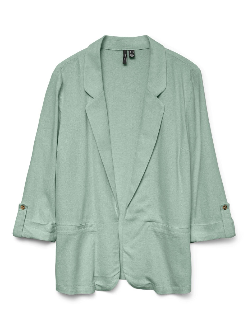 Vmjesmilo 3/4 Loose Blazer Wvn Ga N - Mint