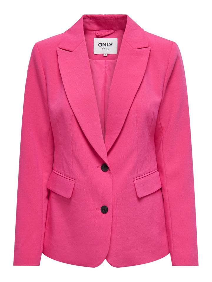 Onlraven Life L/s Fit Blazer Cc Tlr - Pink