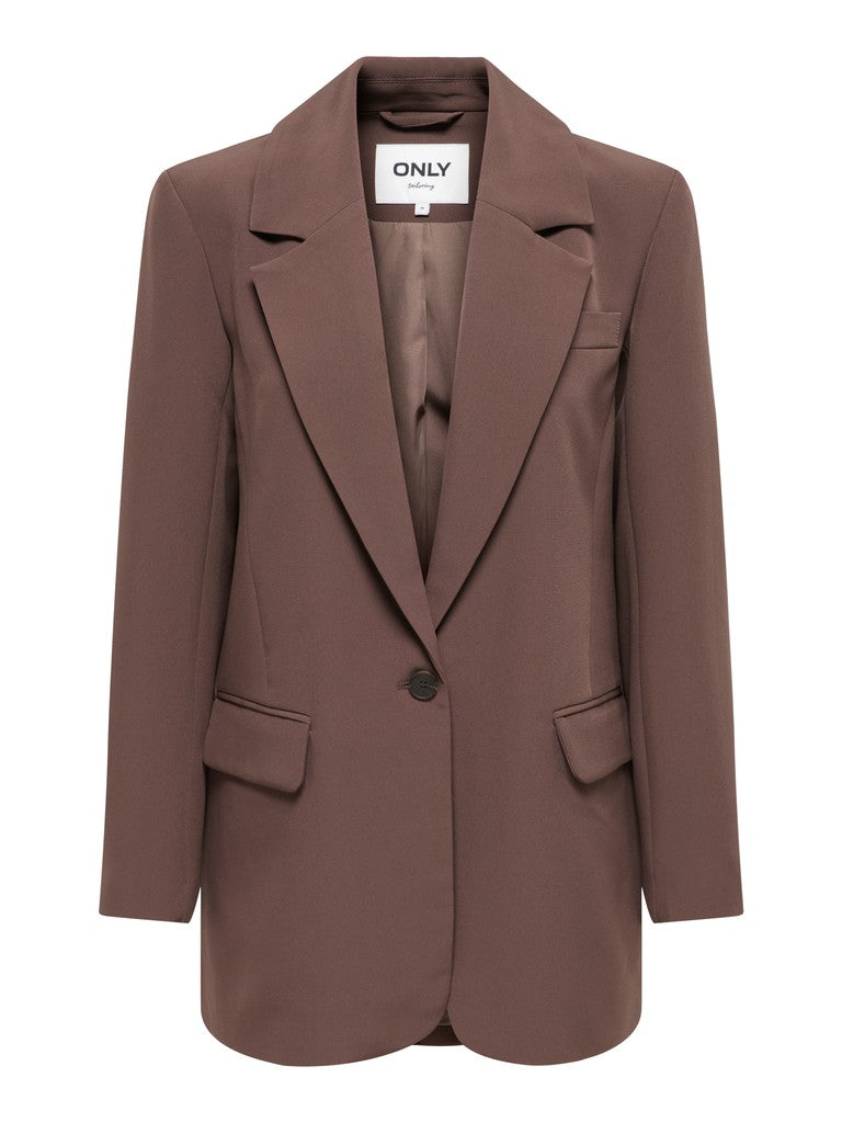 Onllana-berry L/s Slit Blazer Cc Tlr - Bruin