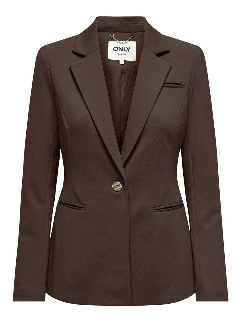 Onlpeach L/s Fit Blazer Tlr Noos - Bruin