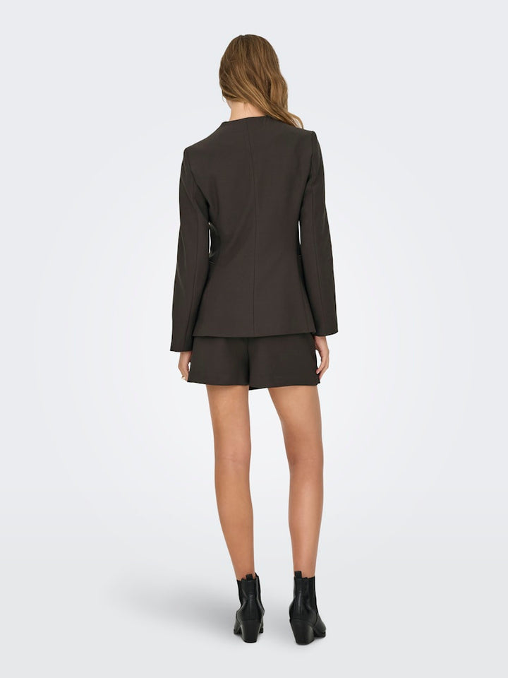 Onllamina Life L/s Fit Blazer Tlr - Bruin