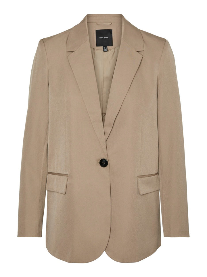 Vmraya Ls Loose Blazer - Licht Bruin