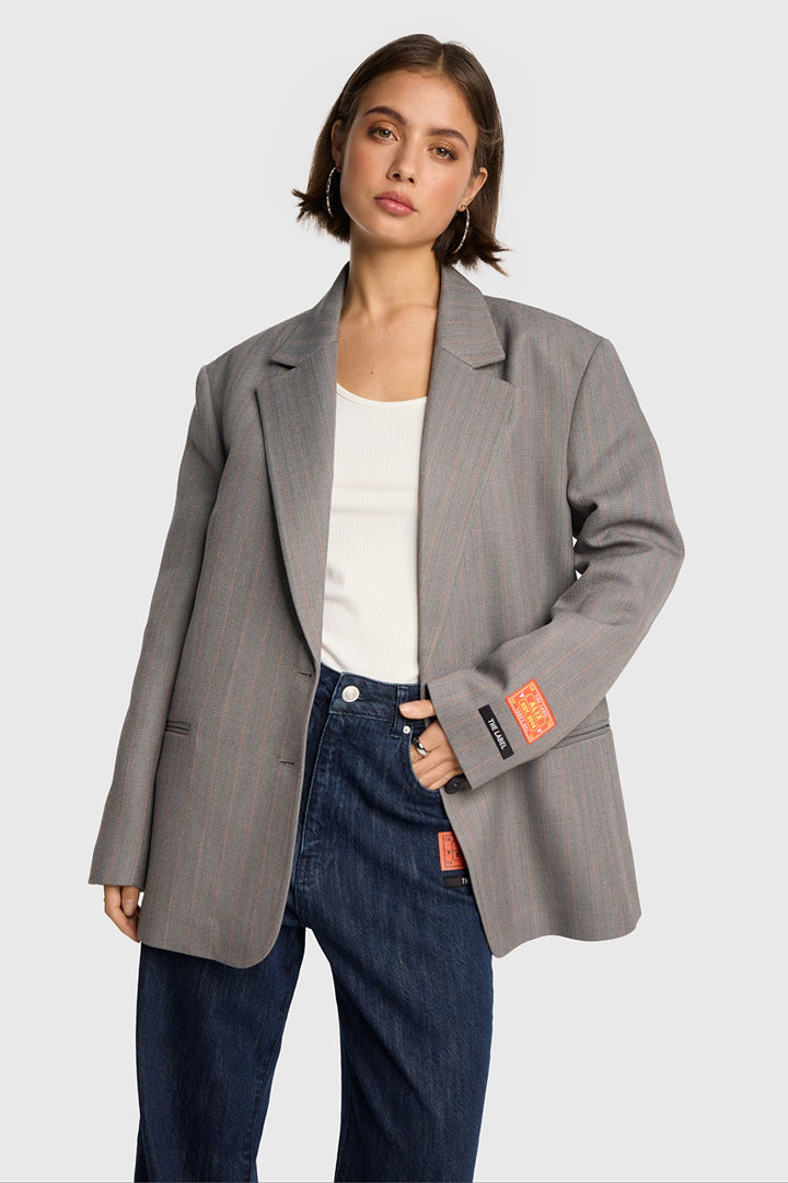 Classie Granded Blazer - Grijs Melee