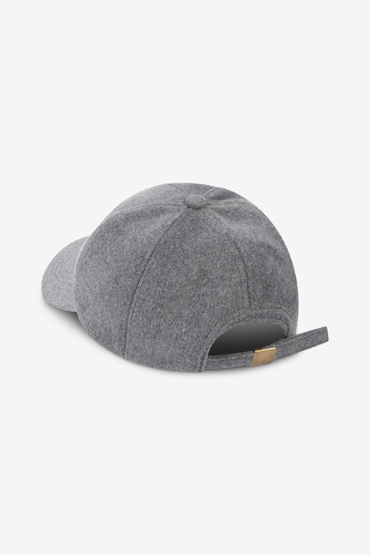 Ladies Woven Wool Cap - Grijs Melee