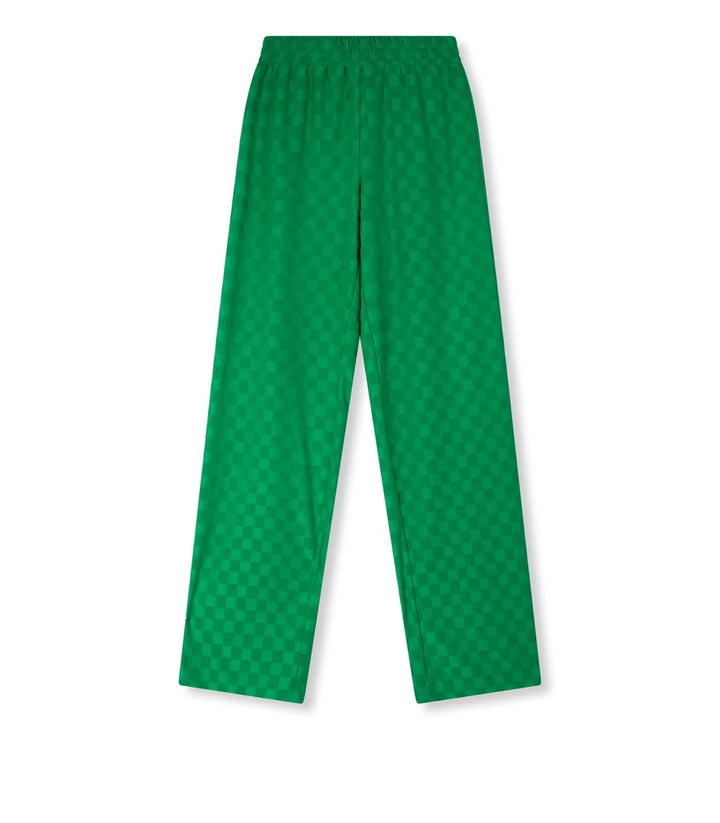 Ladies Knitted Wide Pants - Groen