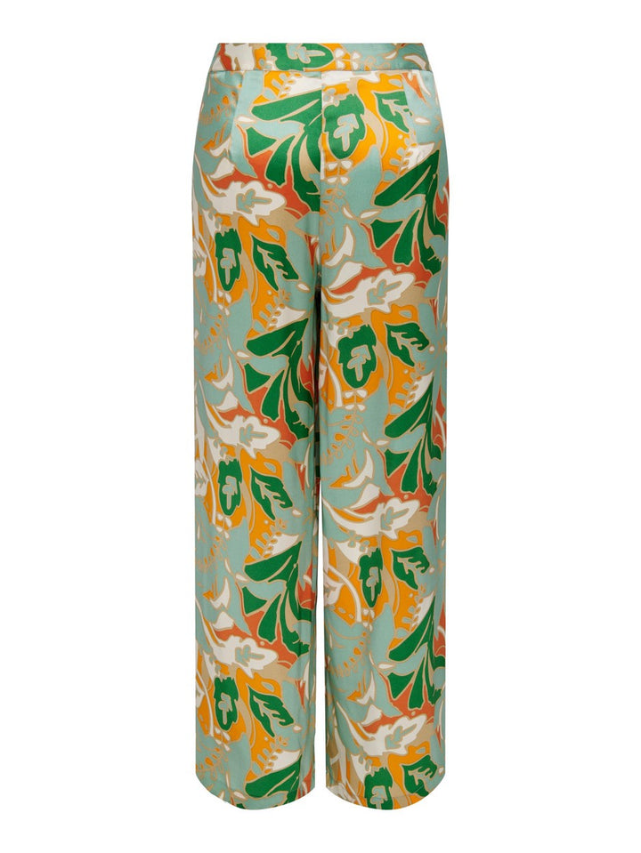 Onlpalma Loose Pant Ptm - Groen Dessin