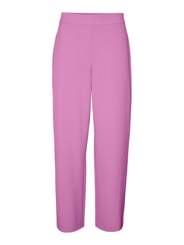 Vmliscookie Hr Wide Solid Pant Boo - Roze
