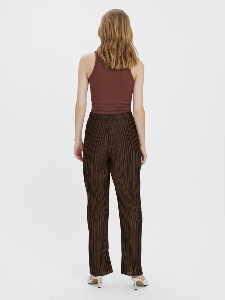 Vmsutton Hw Pleated Pant Exp - Bruin