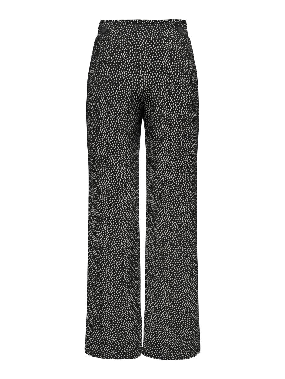 Onlpauline Wide Pant Jrs - Zwart Dessin