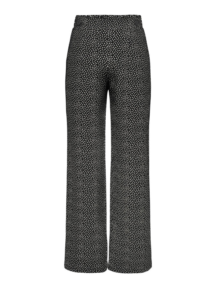 Onlpauline Wide Pant Jrs - Zwart Dessin