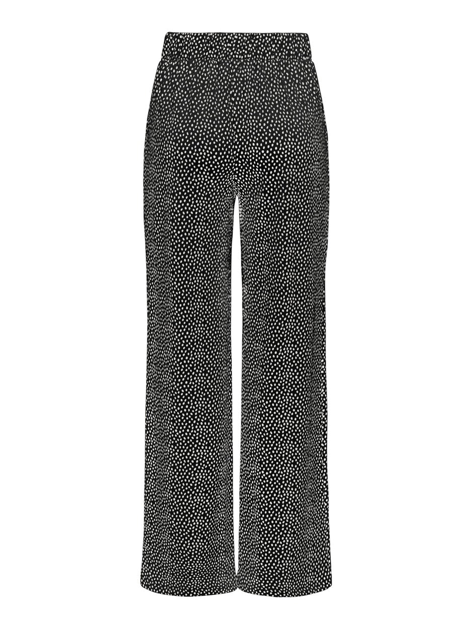 Onlpauline Wide Pant Jrs - Zwart Dessin