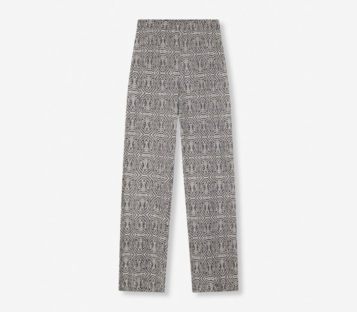 Leopard Cricle Pants - Zwart Dessin