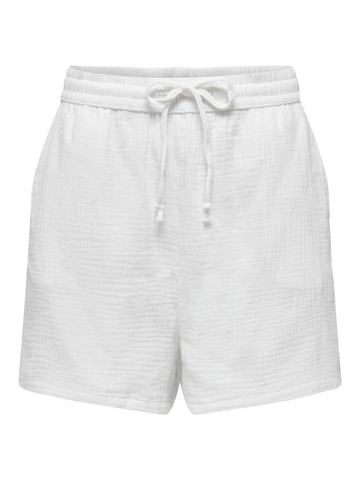 Onlthyra Shorts Noos Wvn - Off-white