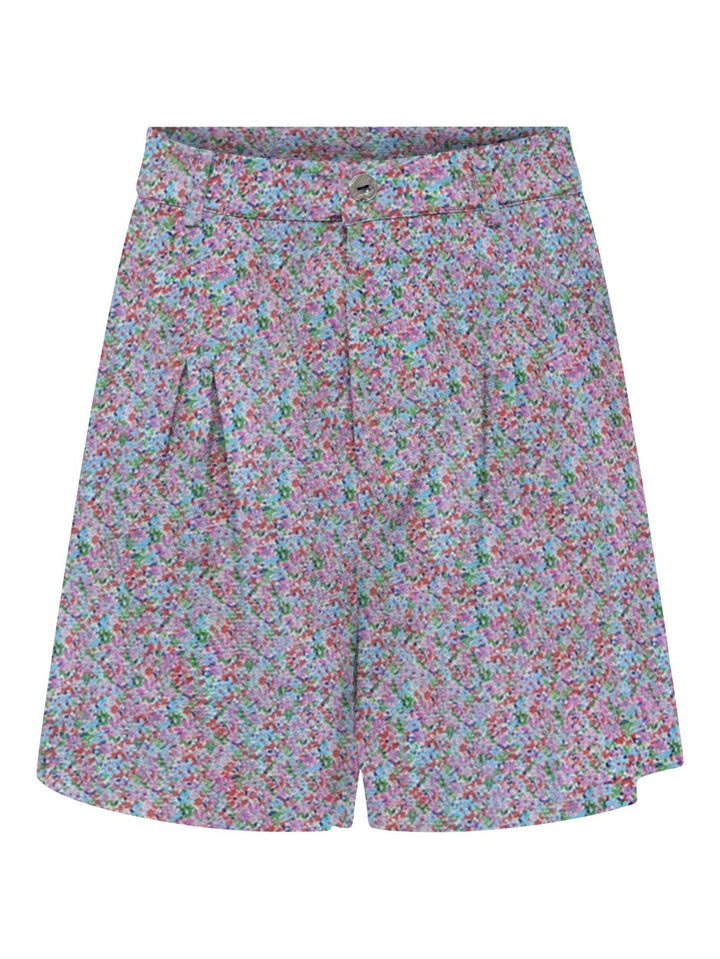 Onlnova Life Toria Shorts Aop Ptm - Blauw Dessin