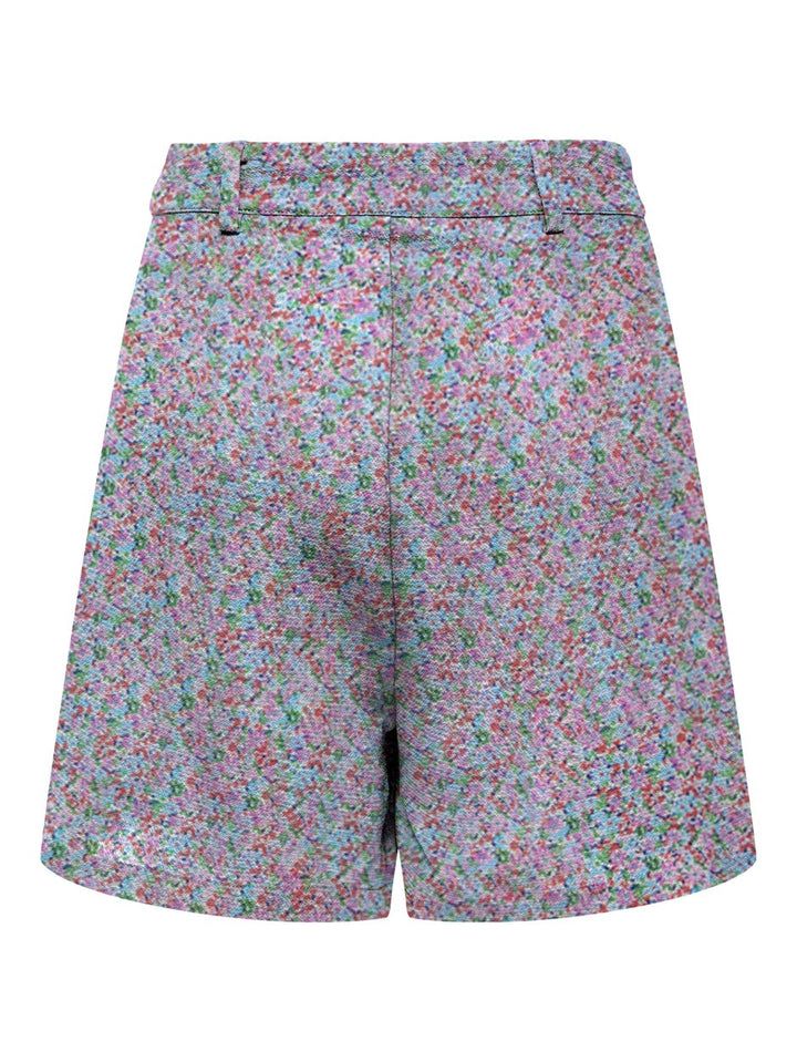 Onlnova Life Toria Shorts Aop Ptm - Blauw Dessin