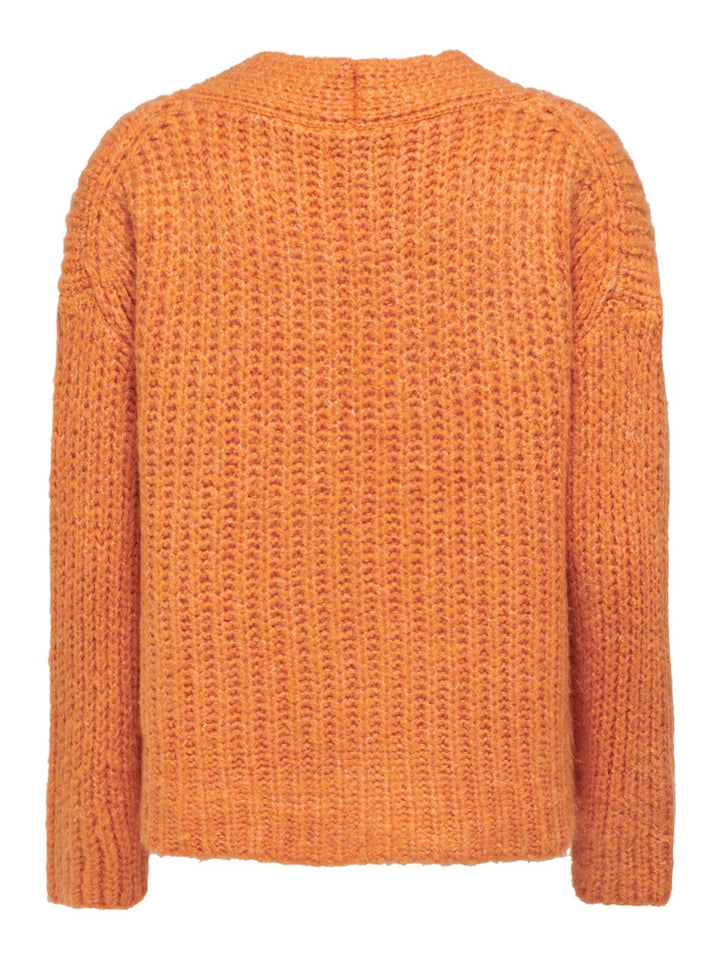 Onltreccia Ls V-neck Knt - Oranje