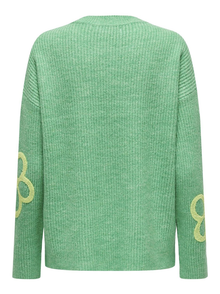 Onlmerke Ls Pullover - Groen