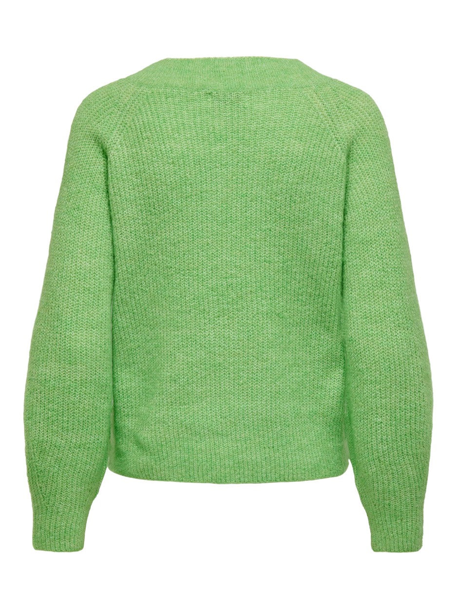 Jdyingeborg Ada Life L/s V-neck Pul - Groen