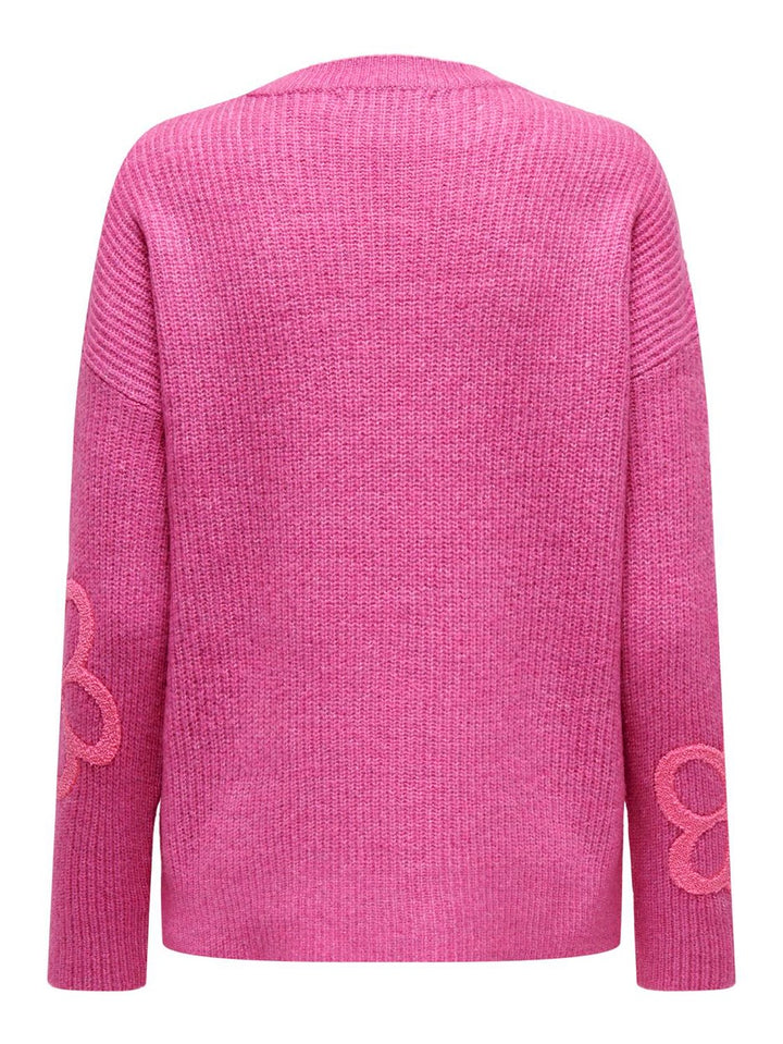 Onlmerke Ls Pullover - Fuchsia