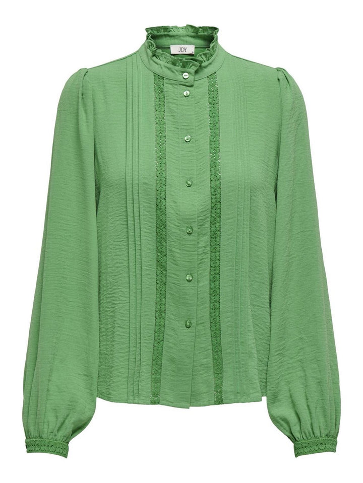 Jdyellis L/s Lace Shirt Wvn - Groen