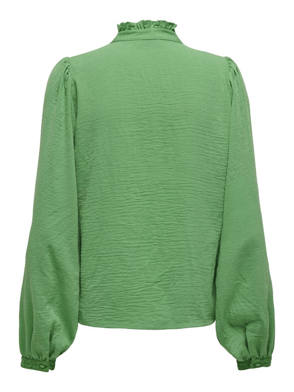 Jdyellis L/s Lace Shirt Wvn - Groen