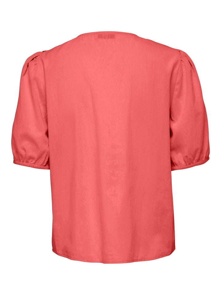 Jdyclaudia 2/4 Shirt - Koraal Rood