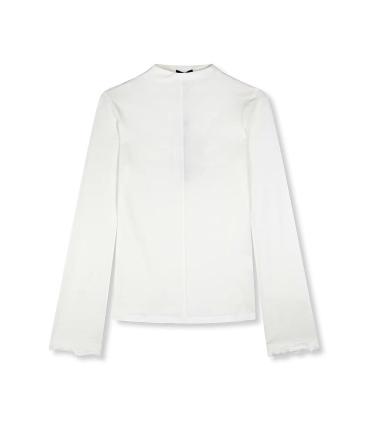 Tanya Knitted Long Sleeve Shirt - Off-white