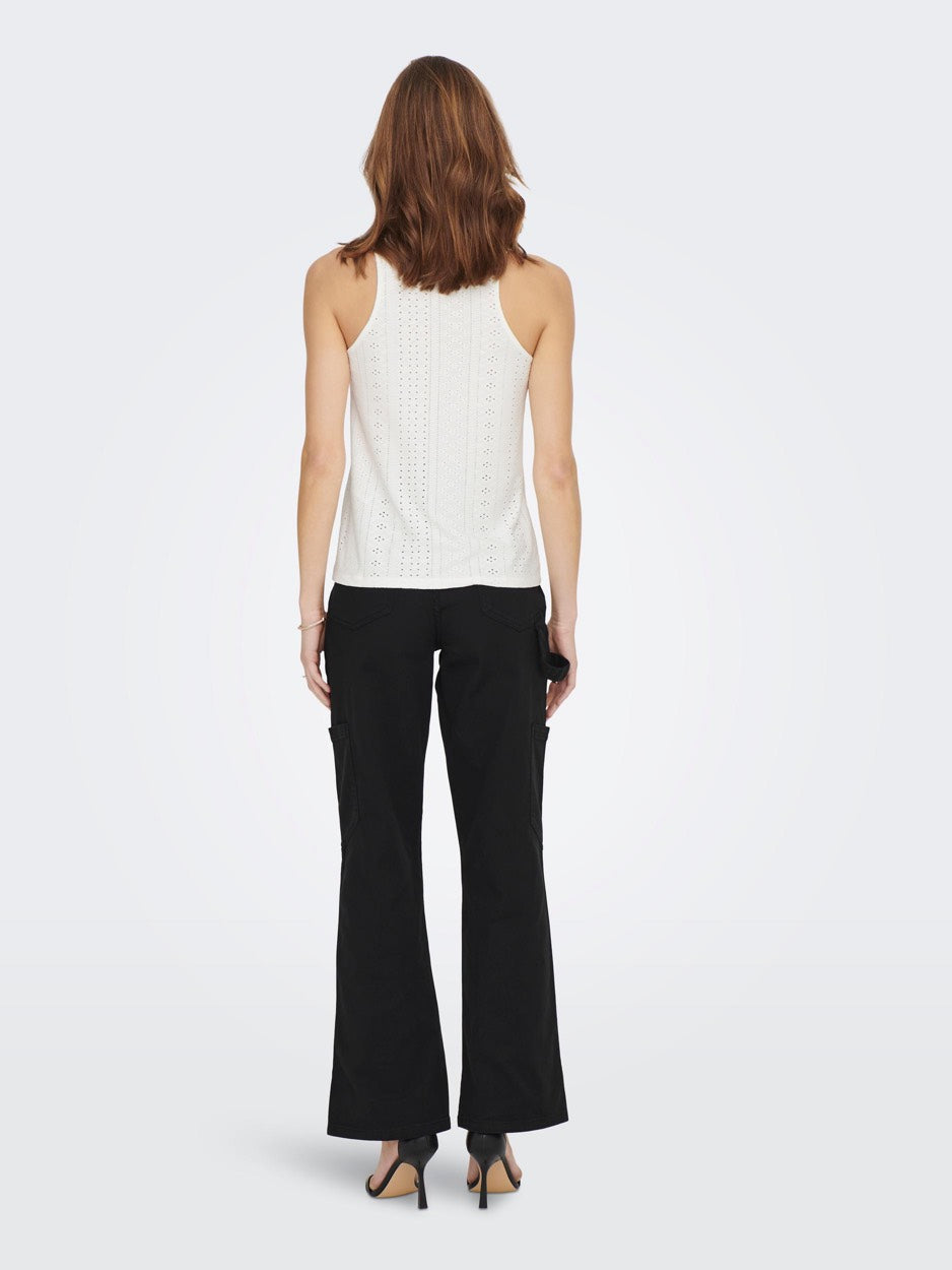 Onlsandra S/l Top Jrs - Off-white