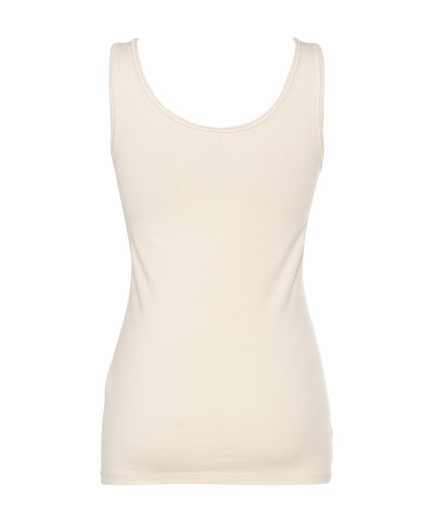 Onllive Love S/l Tank Top Noos - Ecru