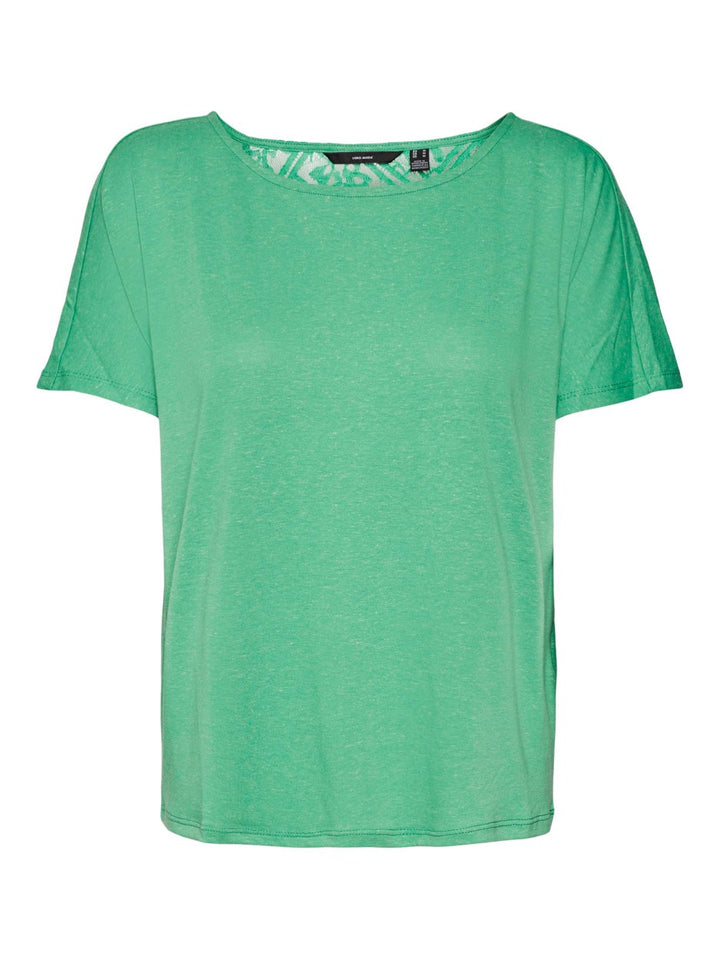 Vmmarijune Ss Lace Top Jrs - Groen