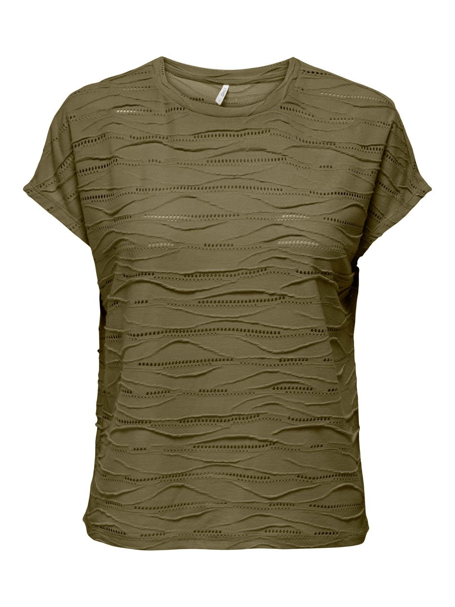 Onljuliana S/s Top Jrs - Army