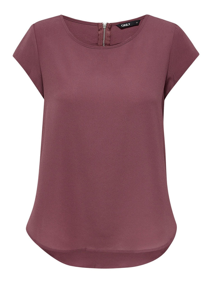 Onlvic S/s Solid Top Noos Ptm - Mauve