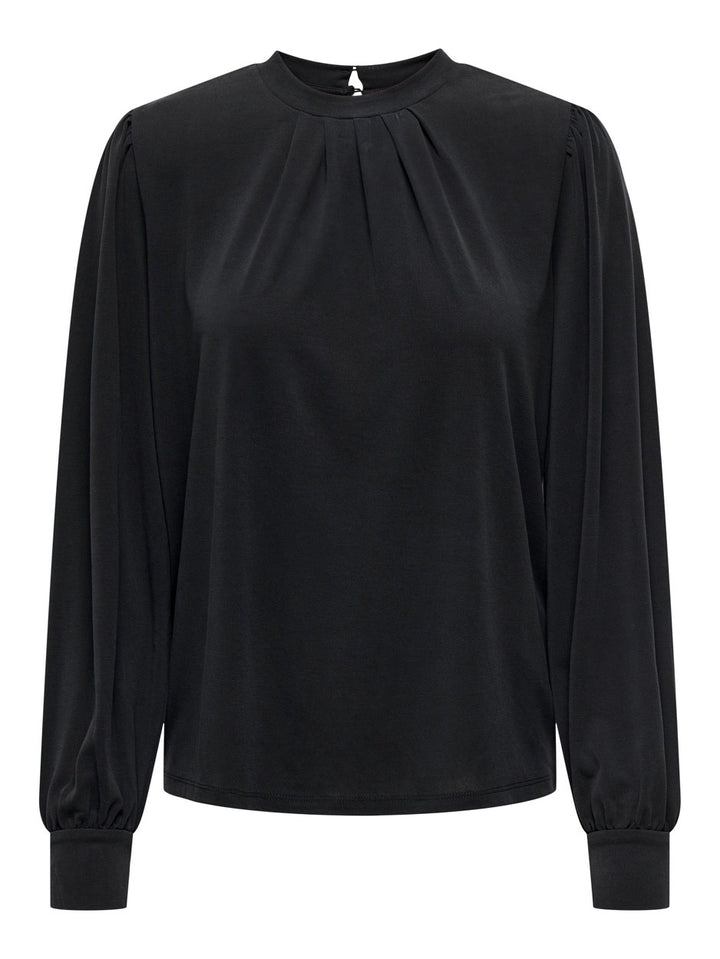 Onlfree Life L/s Modal Highneck Top - Zwart