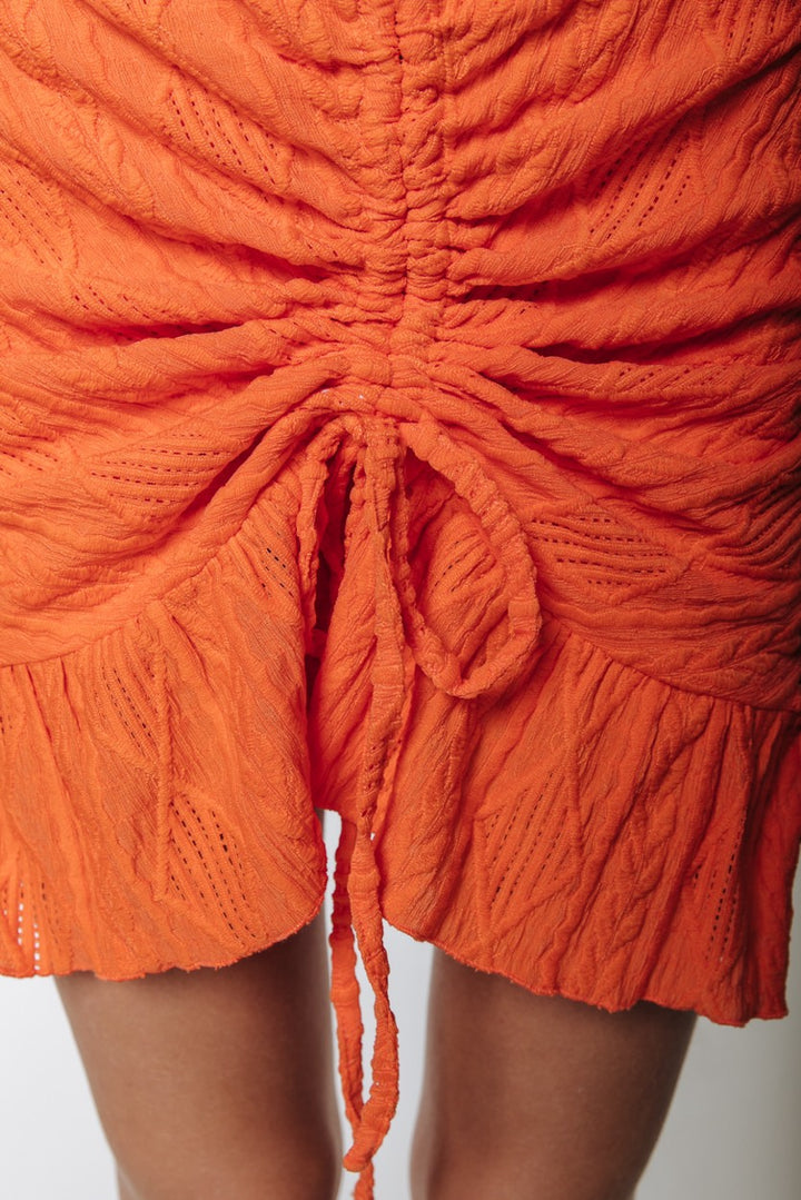 Zora Brodery Dress - Oranje