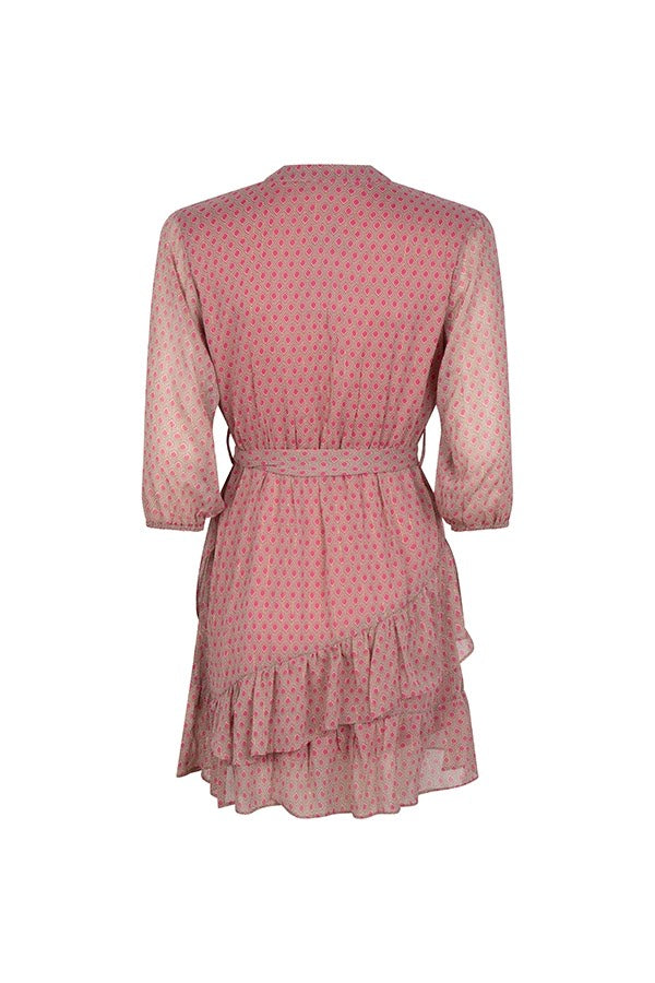 Lisa Dress - Roze Dessin