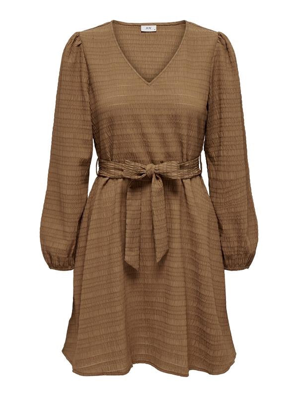 Jdysigne L/s Dress Wvn - Camel