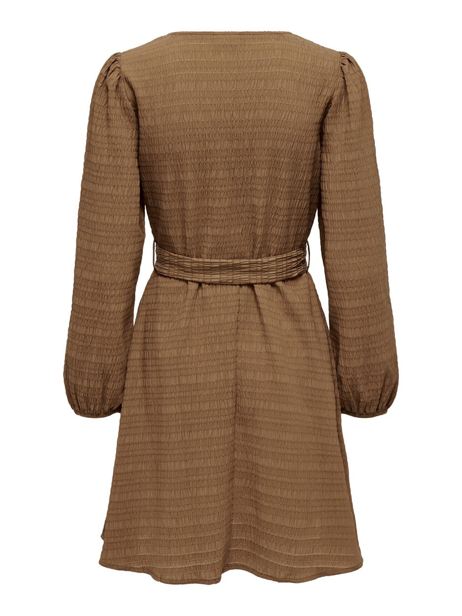 Jdysigne L/s Dress Wvn - Camel