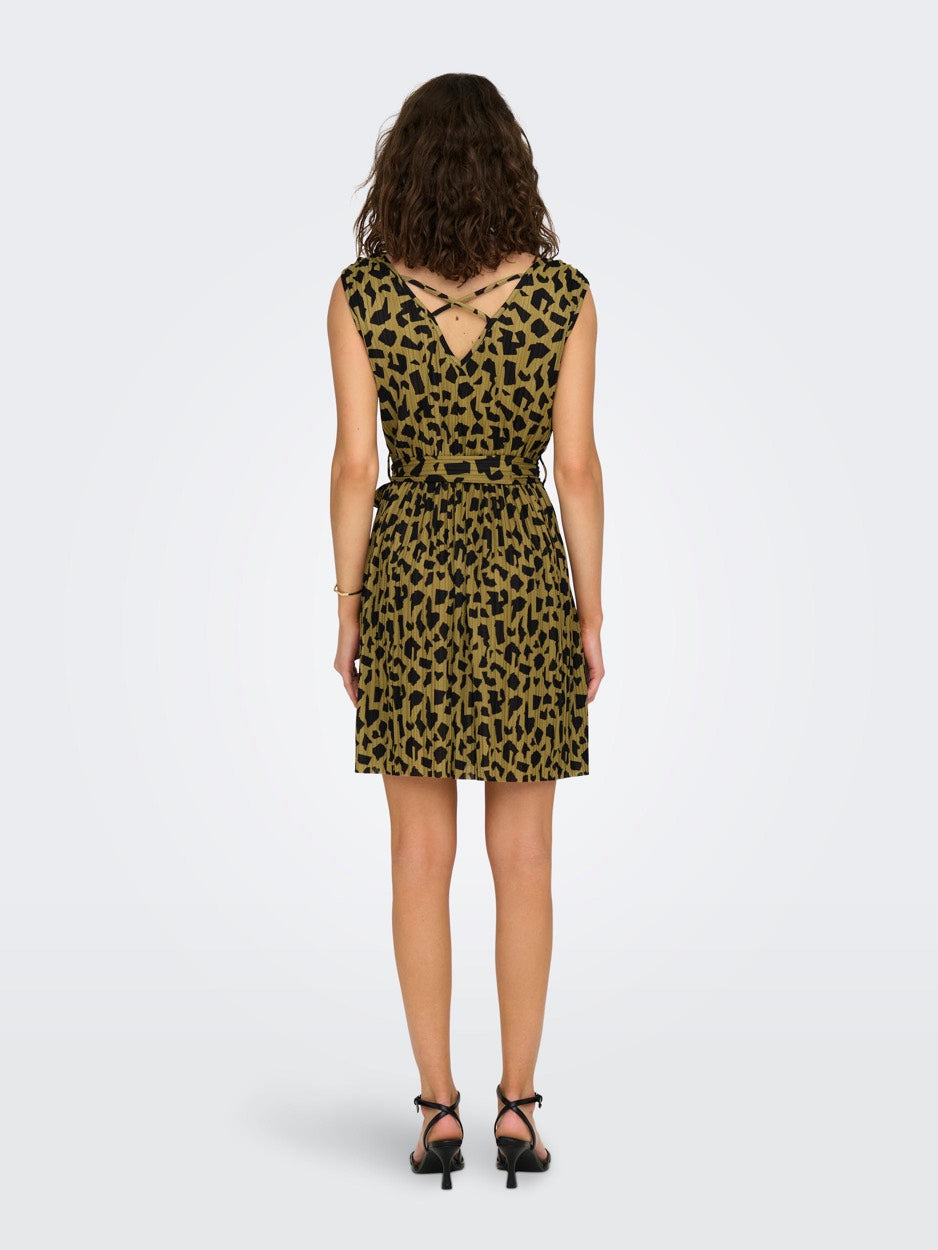 Onlsafari S/l Dress Jrs - Bruin Dessin